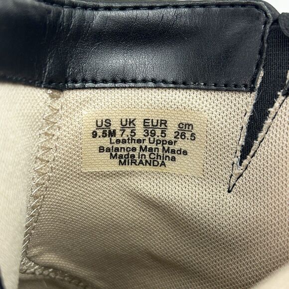 Naturalizer Miranda Nubuck Leather Ankle Bootie 9.5 Black Zip High-Top Sneakers - Picture 11 of 12